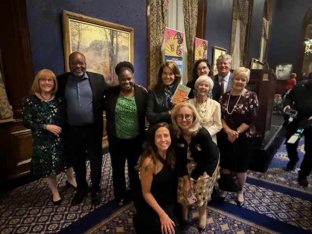 David Baker, Executive Director of America's Urban Campus, speaks at a The Village Chicago event.